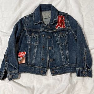 Polo Jean jacket with patches